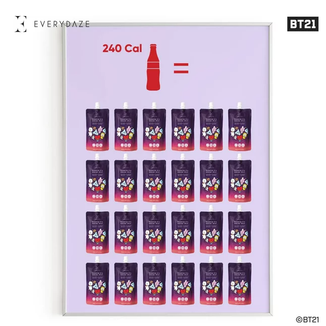 Thạch Konjac Vitamin C EVERYDAZE - Vị Vải BT21